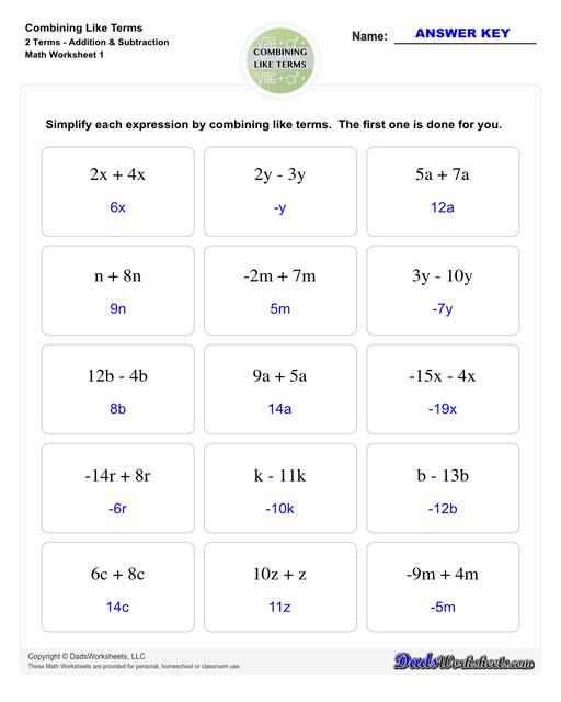 Addition Worksheets