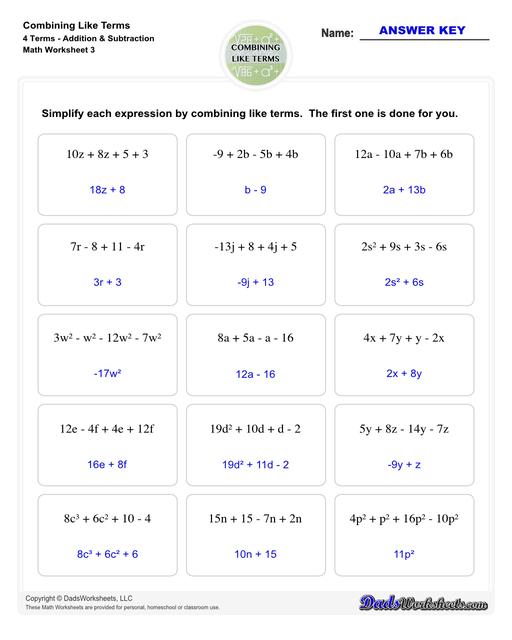 Addition Worksheets