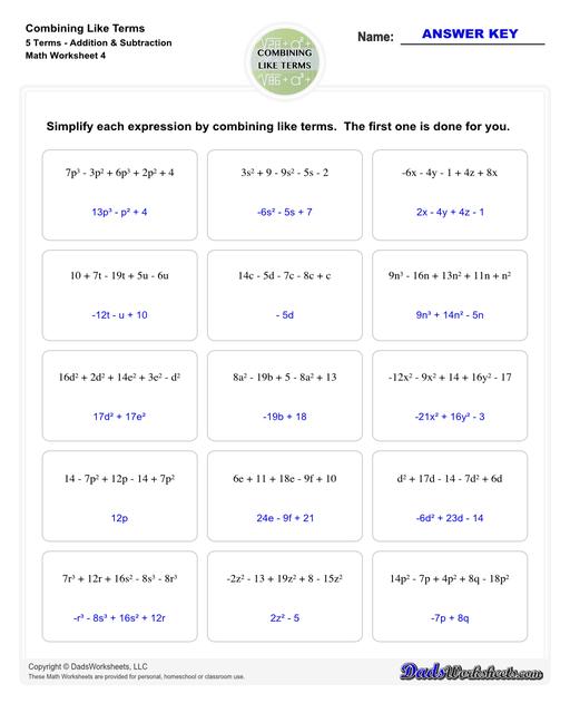 Addition Worksheets