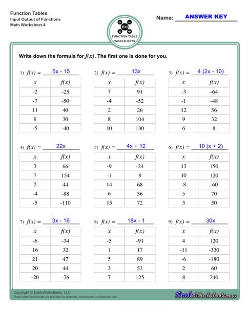 Addition Worksheets