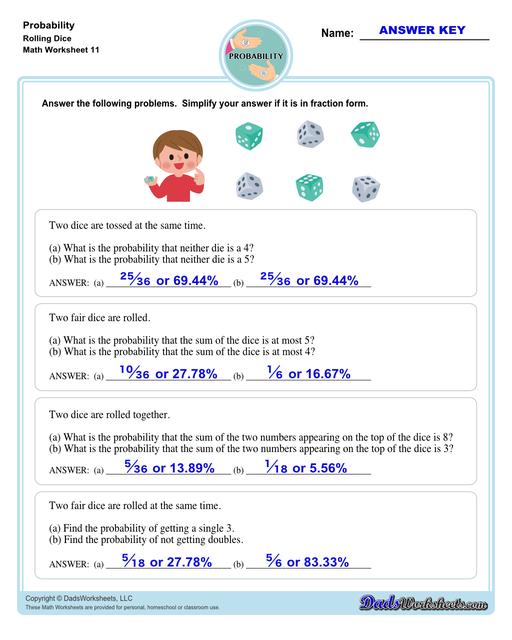 Addition Worksheets